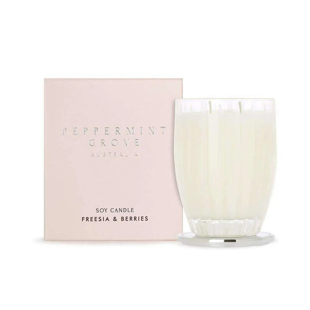 Freesia and Berries Candle 370g by Peppermint Grove-Candles2go