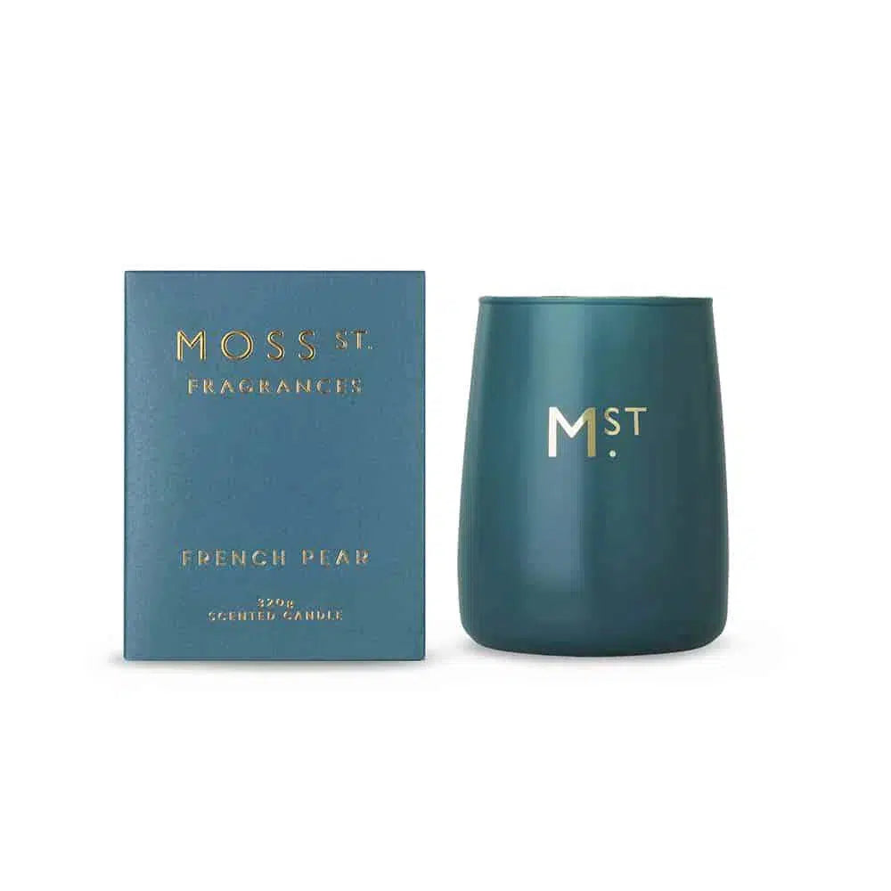French Pear 320g Candle by Moss St Fragrances-Candles2go