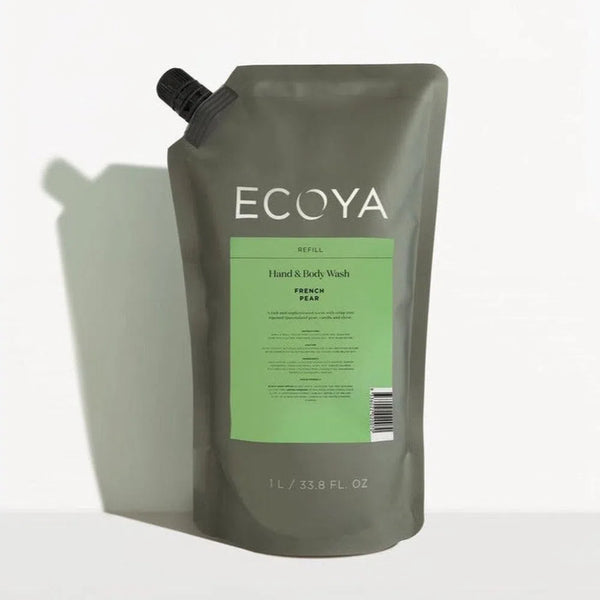 French Pear Hand and Body Wash 1L Refill by Ecoya-Candles2go
