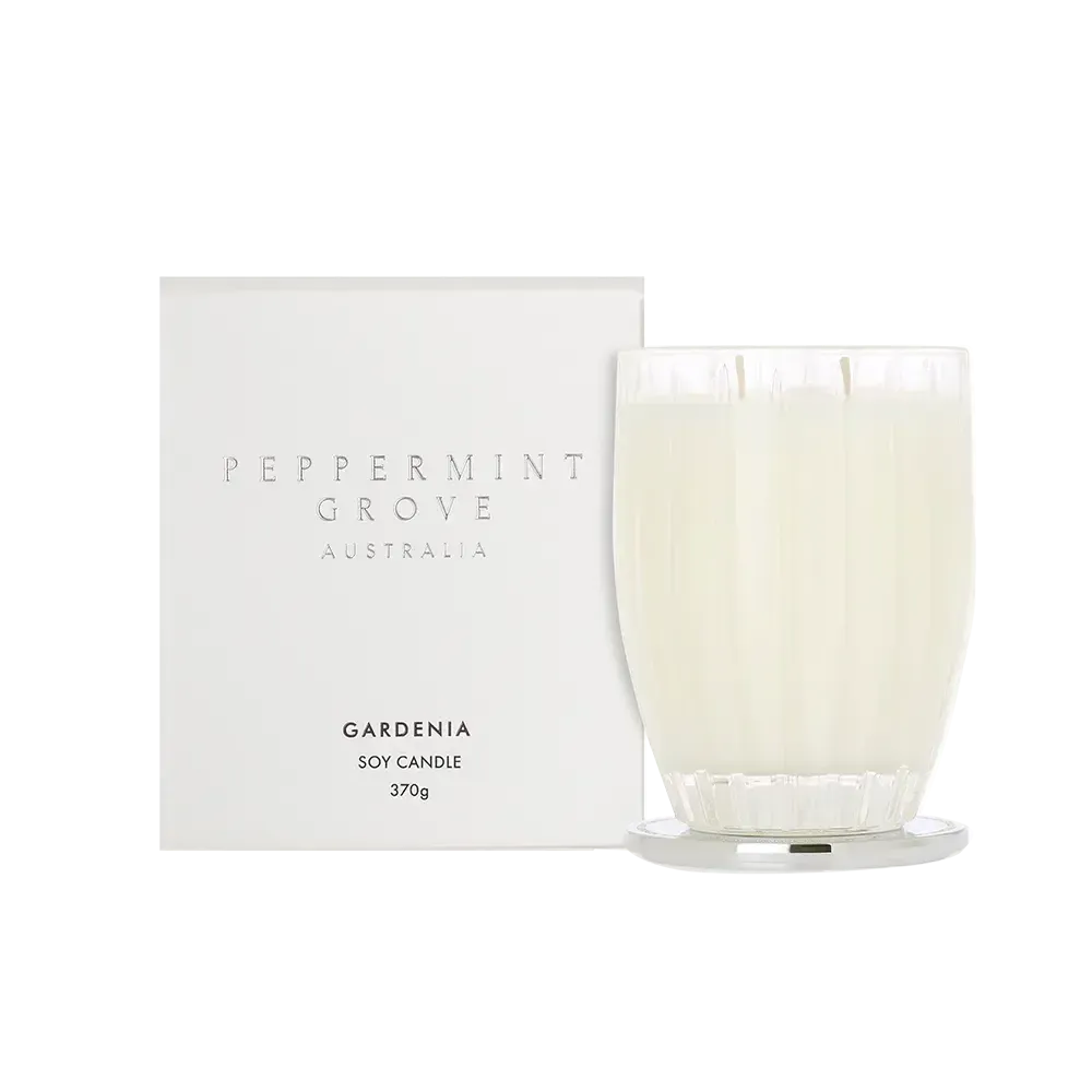 Gardenia Candle 370g by Peppermint Grove-Candles2go