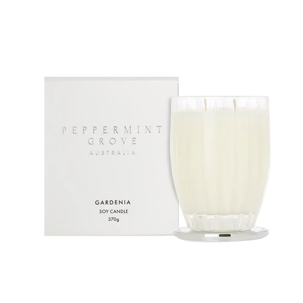 Gardenia Candle 370g by Peppermint Grove-Candles2go