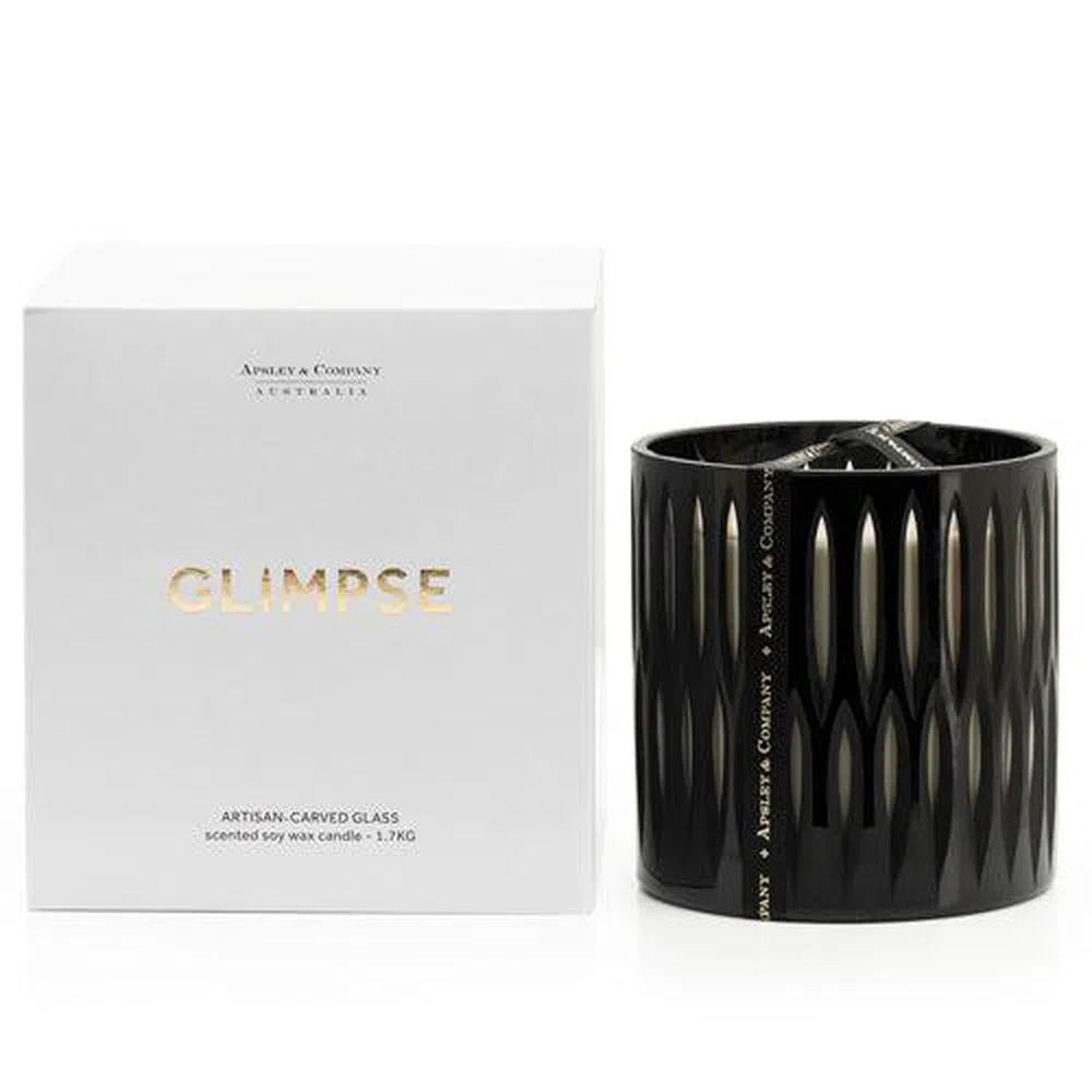 Glimpse Noir 1.7kg Luxury Candle by Apsley Australia-Candles2go