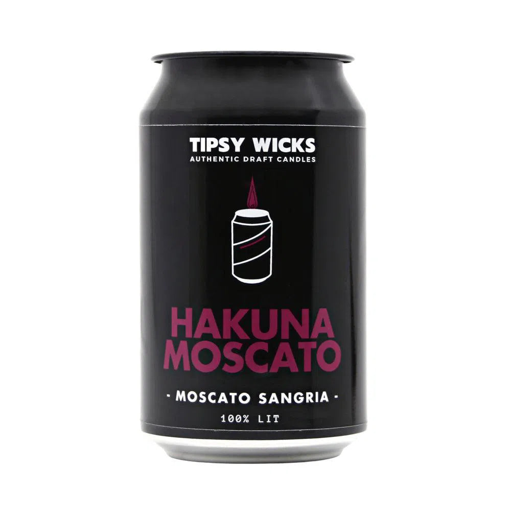 Hakuna Moscato Candles in a Can 300g by Tipsy Wicks-Candles2go