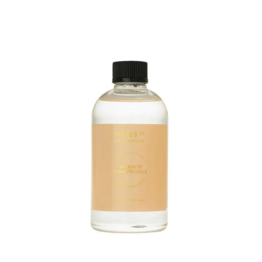 Japanese Honeysuckle 500ml Reed Diffuser Refill by Moss St Fragrances-Candles2go
