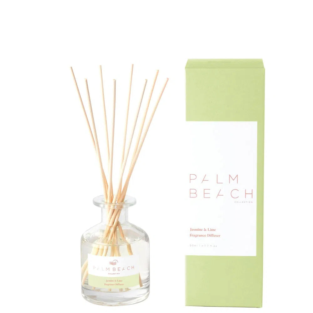 Jasmine & Lime Mini Diffuser 50ml by Palm Beach-Candles2go