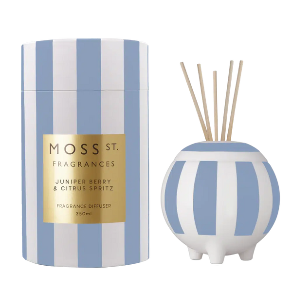 Juniper Berry & Citrus Spritz 350ml Ceramic Diffuser by Moss St Ceramics-Candles2go