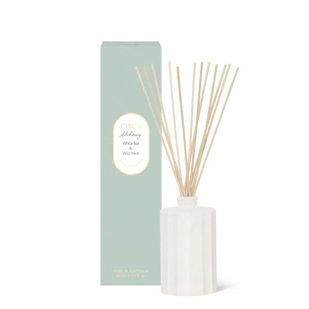Kitchen Alchemy White Tea and Wild Mint 250ml Diffuser by Circa-Candles2go