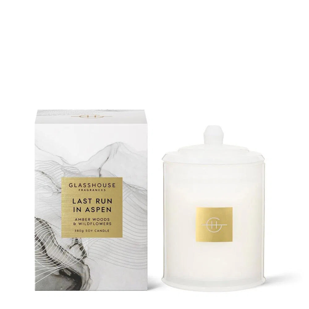 Last Run In Aspen Limited Edition 380g Candle Glasshouse Fragrances-Candles2go