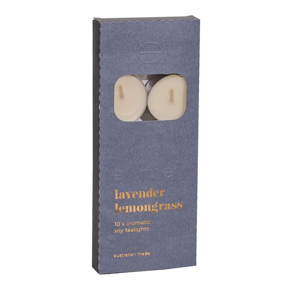 Lavender Lemongrass Tealights 10 Pack by Elume-Candles2go