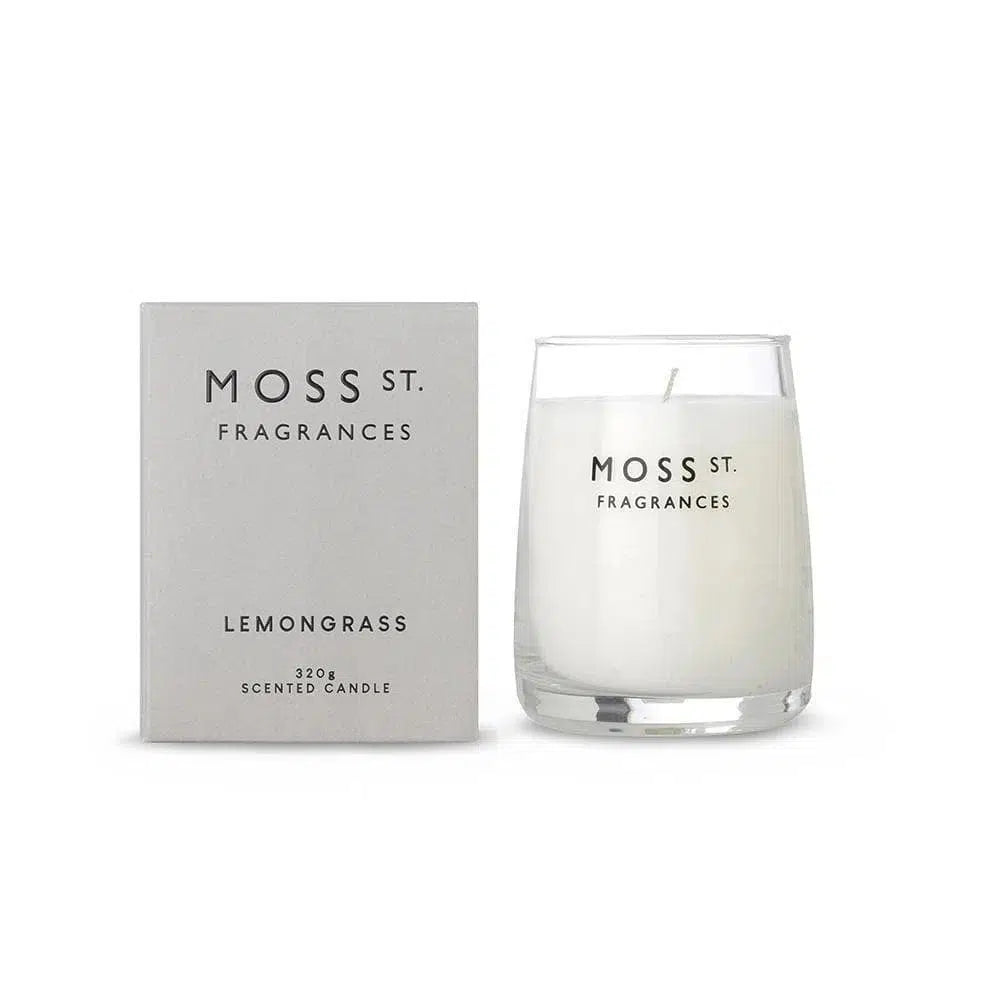 Lemongrass 320g Candle by Moss St Fragrances-Candles2go