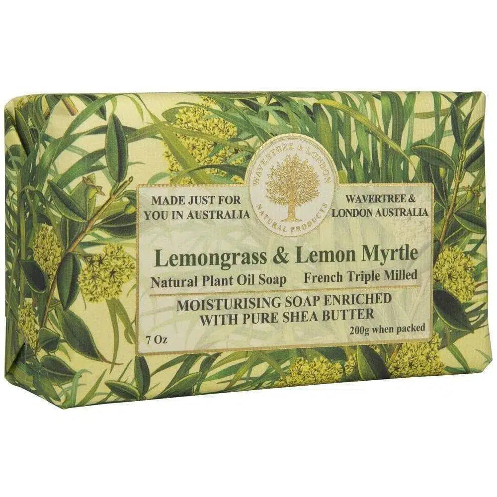 Lemongrass and Lemon Myrtle Soap 200g by Wavertree and London-Candles2go