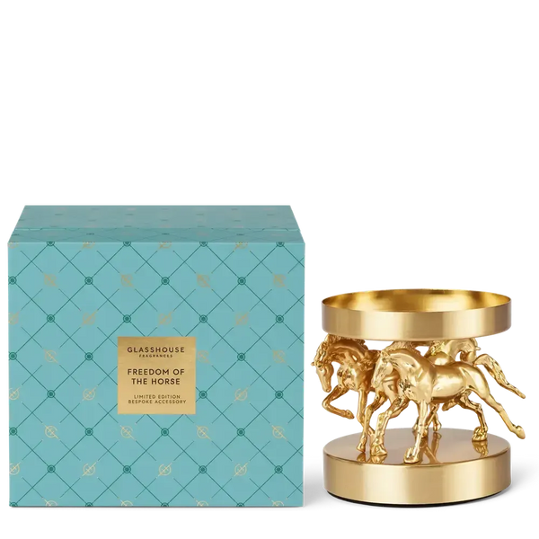 Limited Edition New Year Freedom Of The Horse Candle Holder by Glasshouse Fragrances-Candles2go