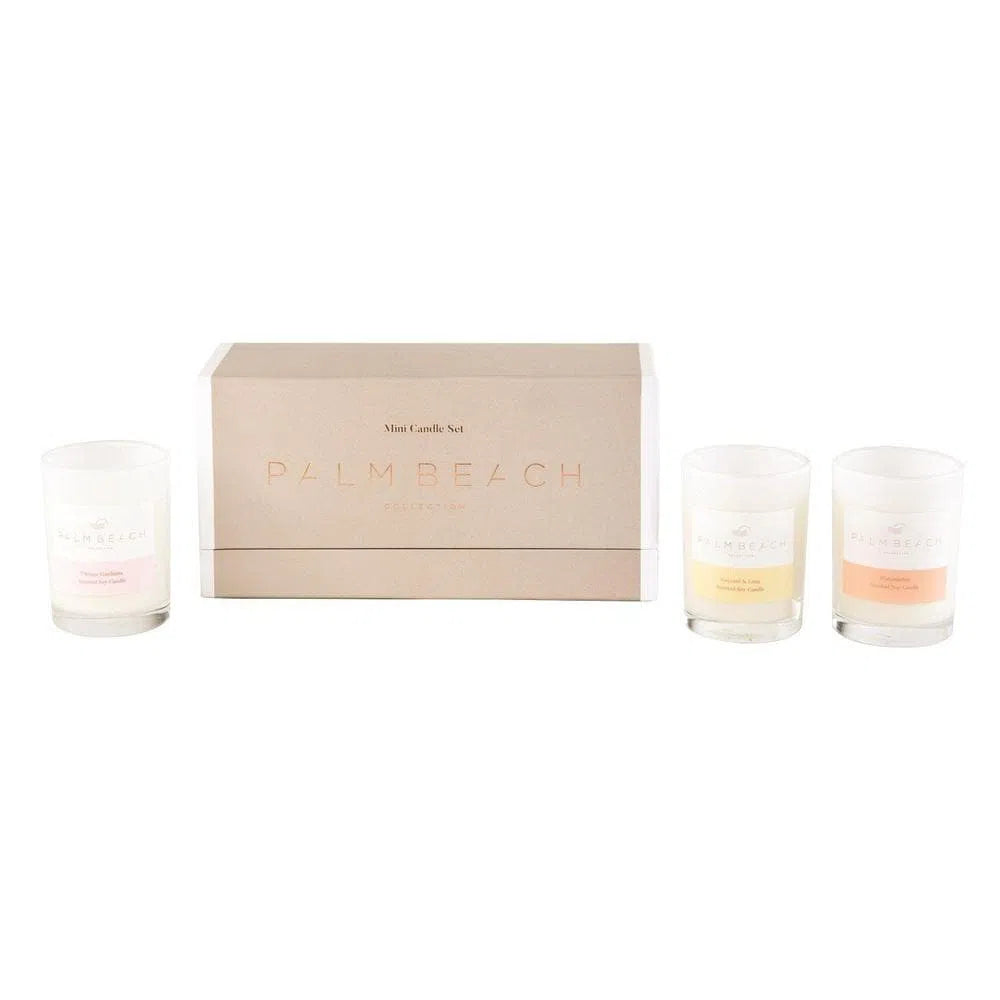 Mini 3 Candle Gift Set by Palm Beach-Candles2go