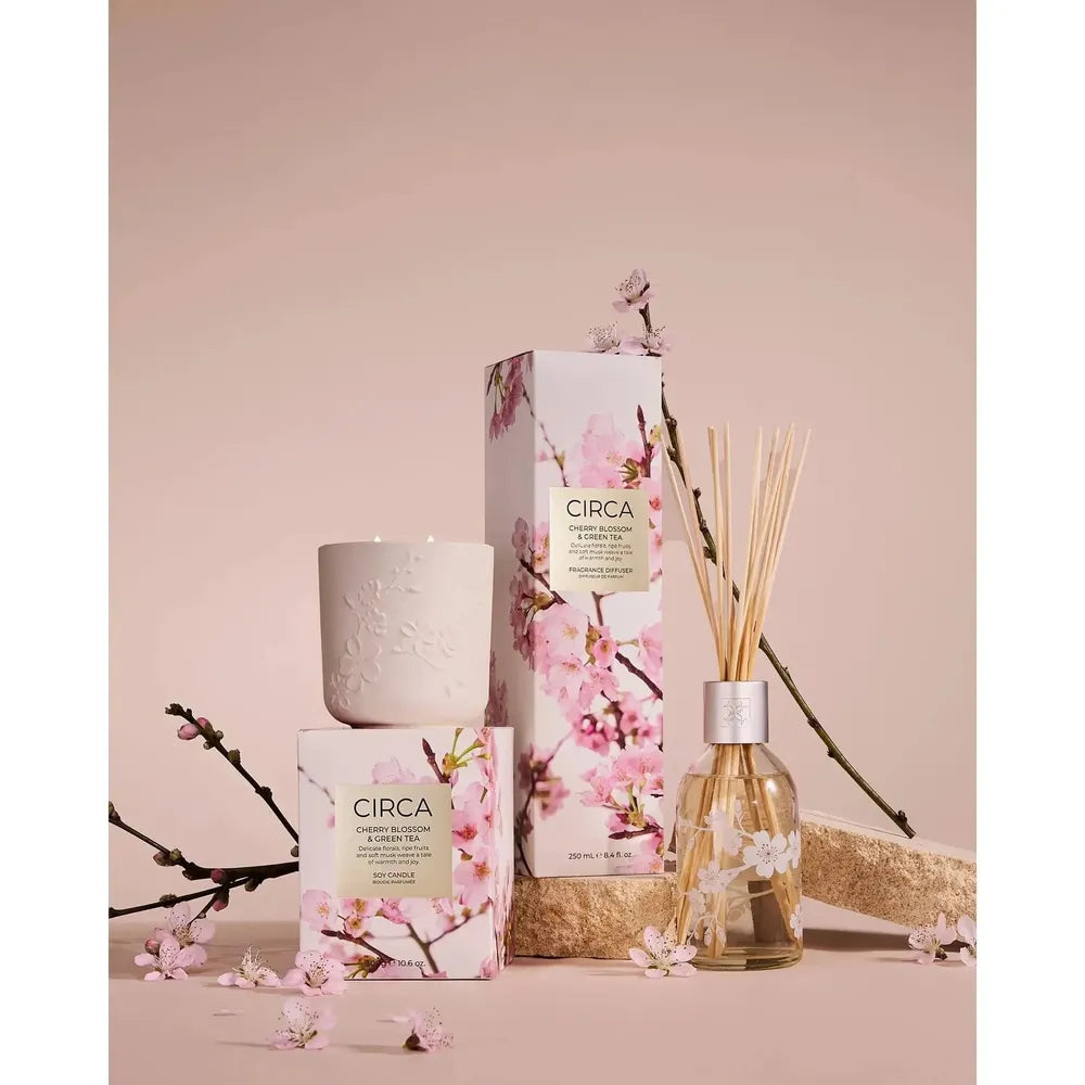 Mother's Day Limited Edition Cherry Blossom & Green Tea 250ml Diffuser by Circa 2026-Candles2go