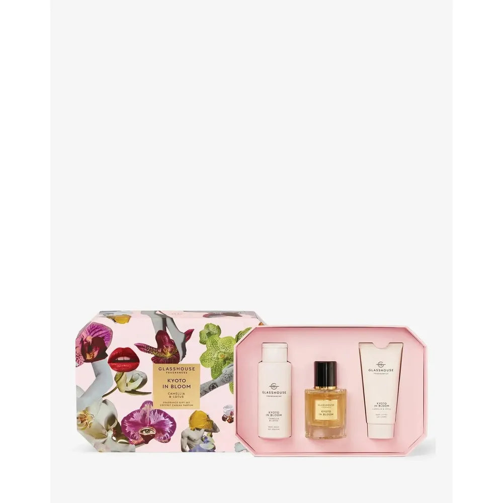 Mother's Day Limited Edition Kyoto In Bloom Fragrance Gift Set by Glasshouse Fragrances 2026-Candles2go