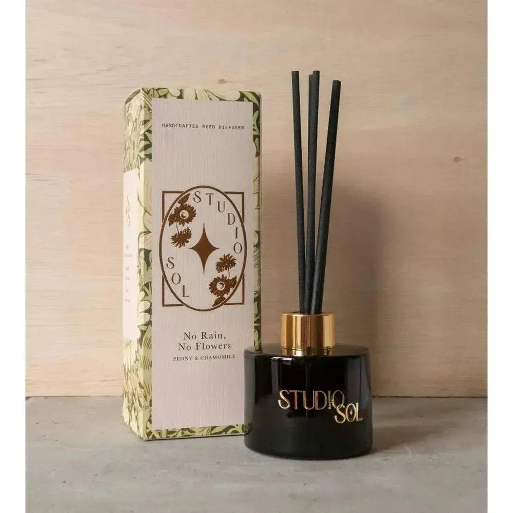 No Rain, No Flowers 100ml Diffuser by Studio Sol Limited Edition-Candles2go