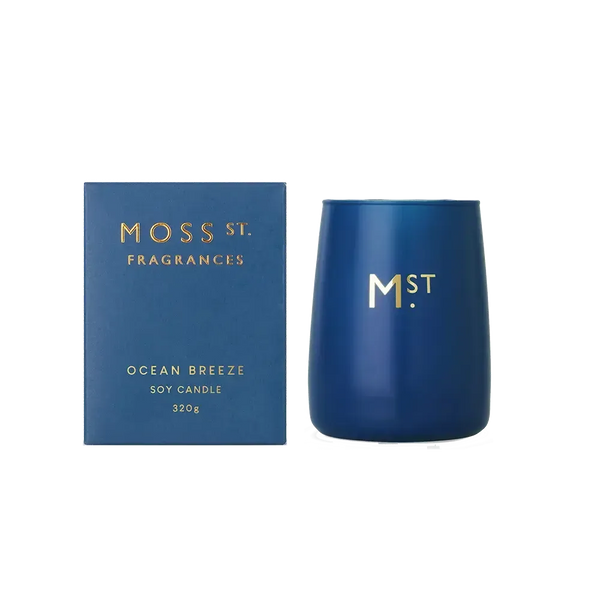 Ocean Breeze 320g Candle by Moss St Fragrances-Candles2go
