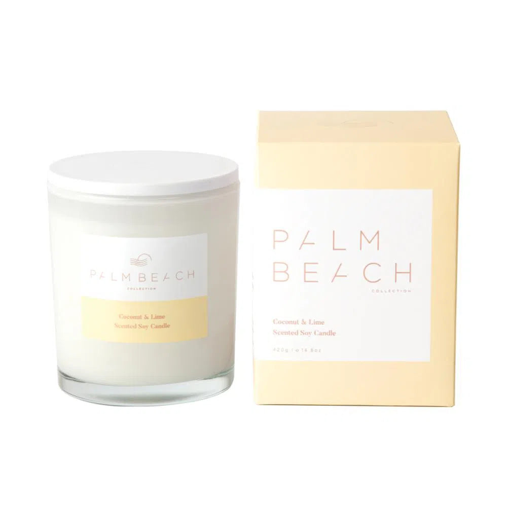 Palm Beach Coconut and Lime Candle 420g-Candles2go