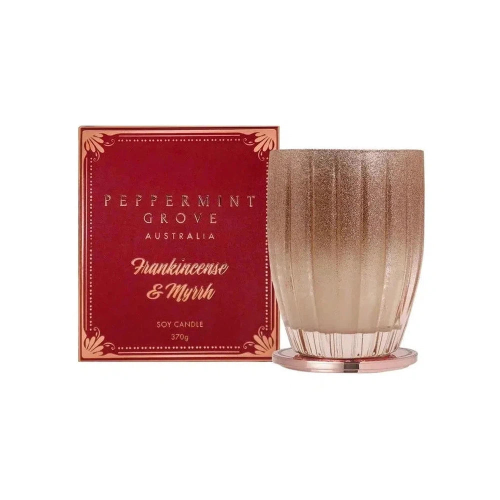 Peppermint Grove Frankincense & Myrrh 370g Candle Limited Edition Christmas-Candles2go