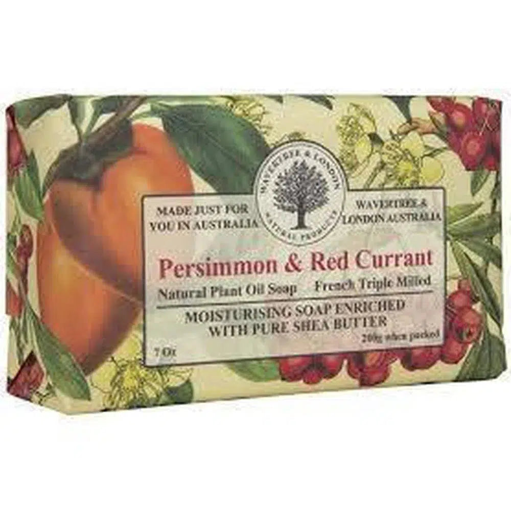 Persimmon and Red Currant Soap 200g by Wavertree and London-Candles2go