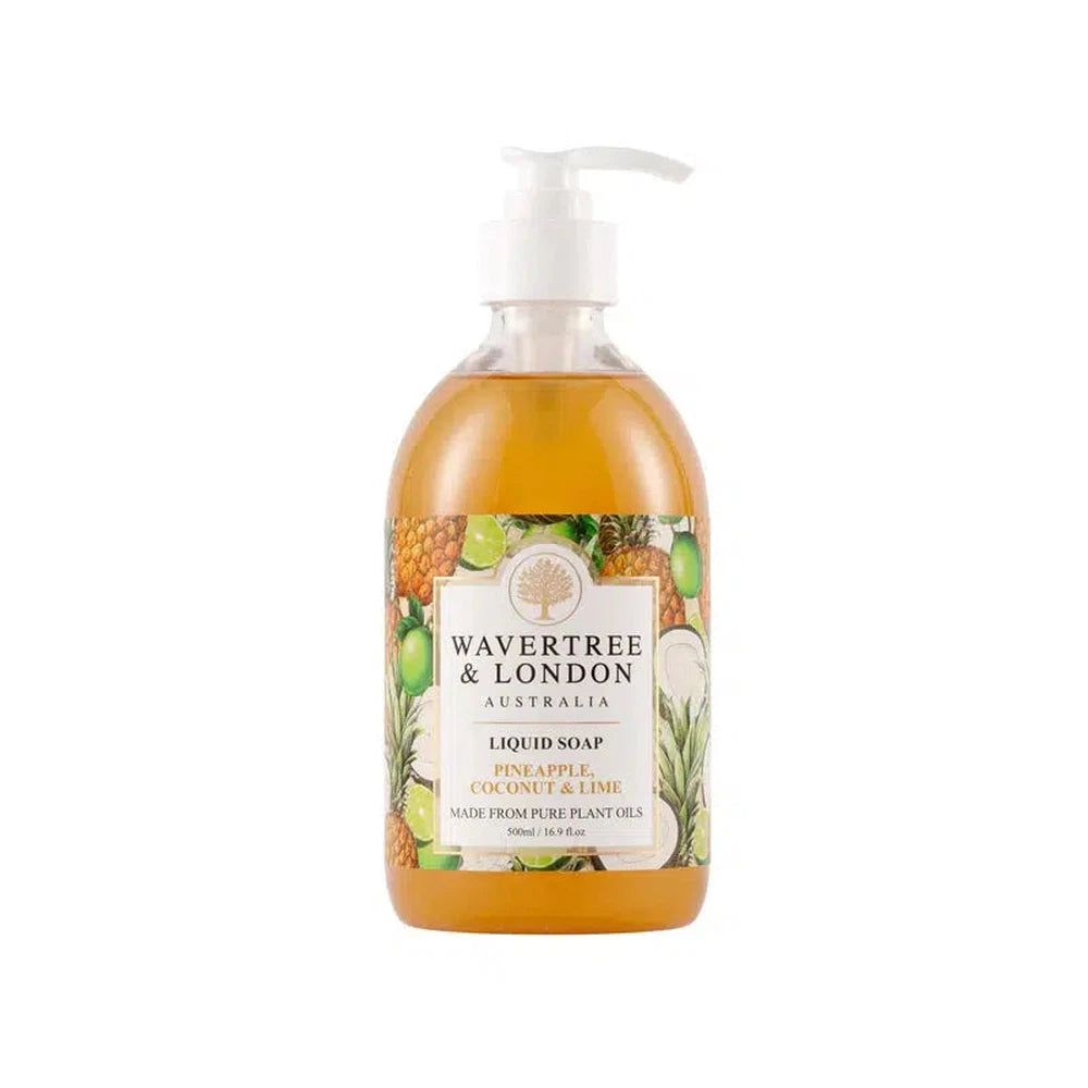 Pineapple, Coconut & Lime 500ml Hand Wash by Wavertree and London-Candles2go