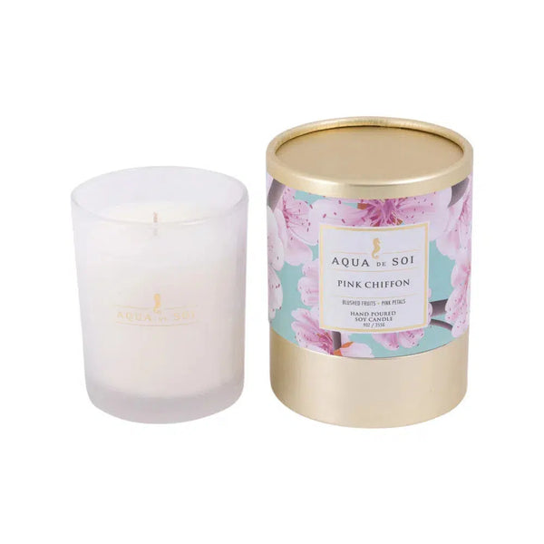 Pink Chiffon Boxed Candle 255g The Soi Co by Splosh-Candles2go