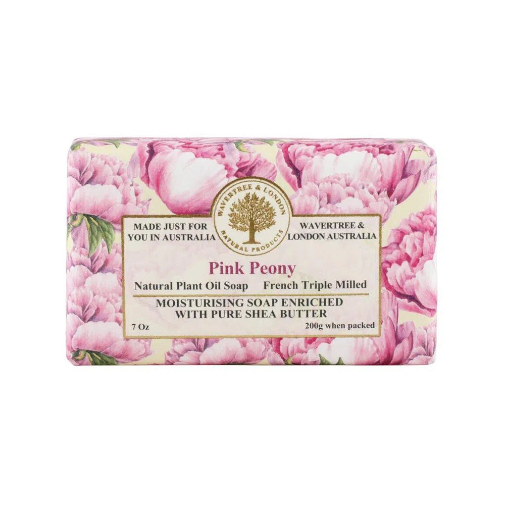 Pink Peony Soap 200g by Wavetree-Candles2go