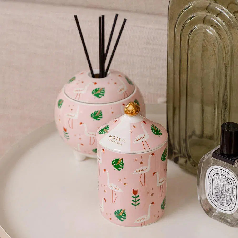 Pink Sugar 350ml Diffuser by Moss St Ceramic-Candles2go