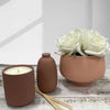 Planter Pot Ceramic in Apricot Australian Native Collection Clearance
