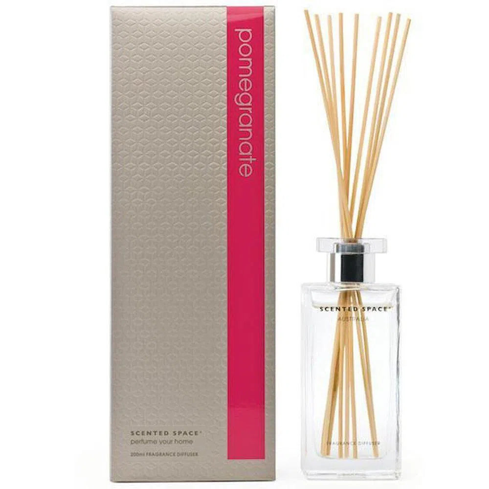 Pomegranate Scented Space 200ml Diffuser by Abode Aroma-Candles2go