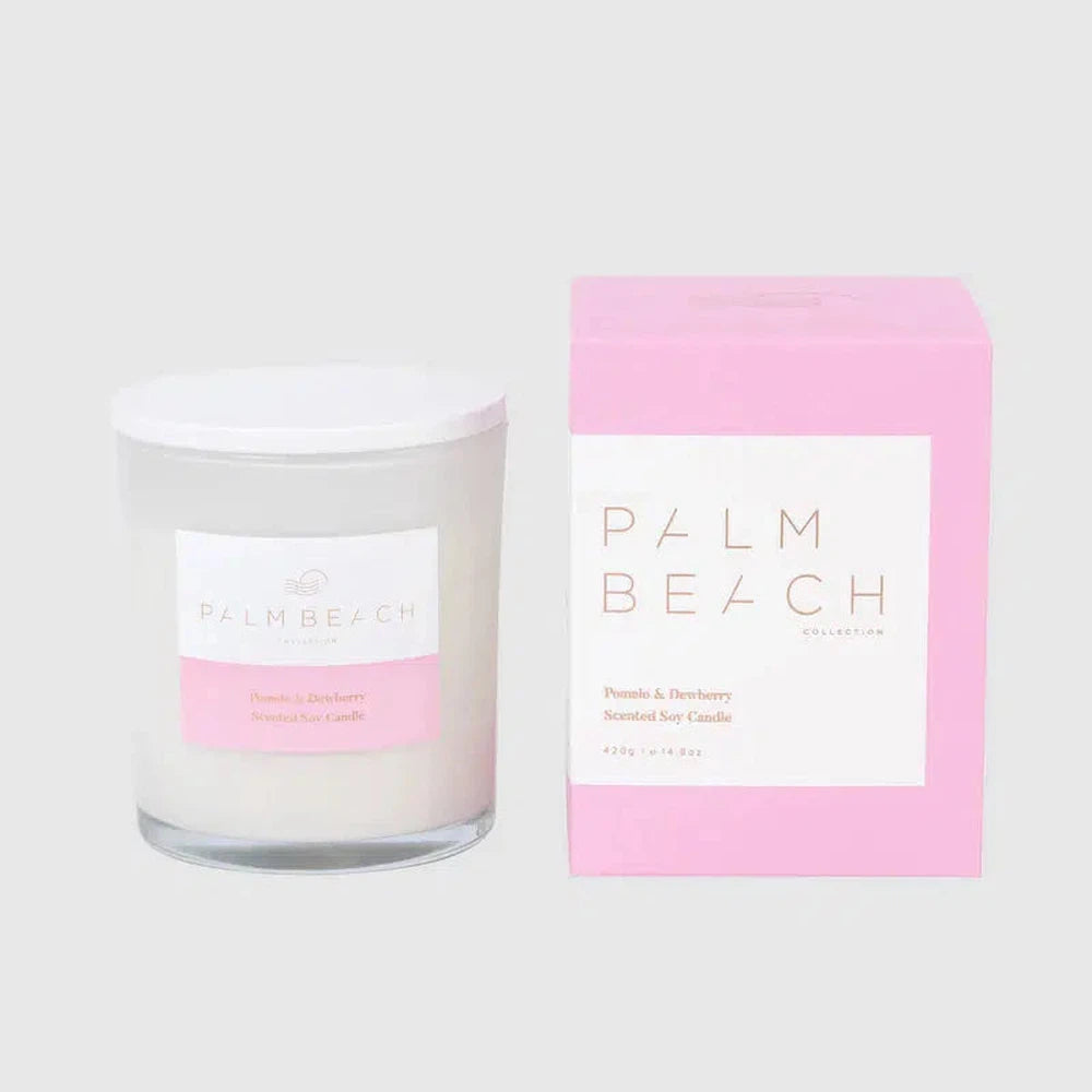 Pomelo & Dewberry 420g Candle by Palm Beach-Candles2go