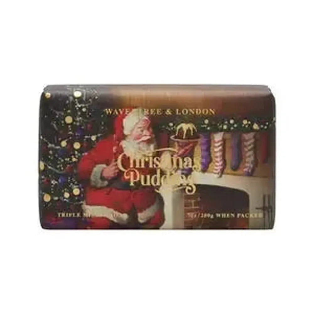 Pre Order Only - Christmas Limited Edition Wavertree & London Christmas Pudding 200g Soap Bar 2025-Candles2go