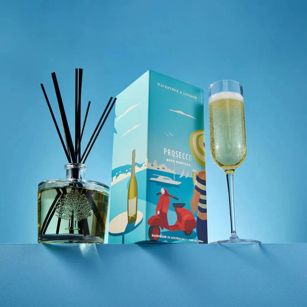 Prosecco Diffuser 200ml by Wavertree and London-Candles2go