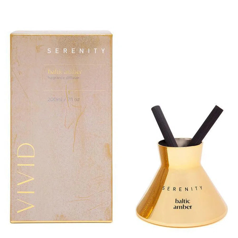 Serenity Vivid 200ml Reed Diffuser in Baltic Amber-Candles2go
