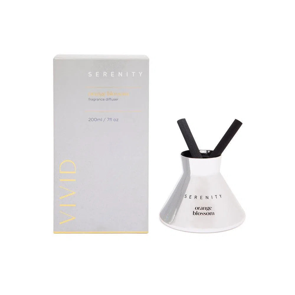 Serenity Vivid 200ml Reed Diffuser in Orange Blossom-Candles2go