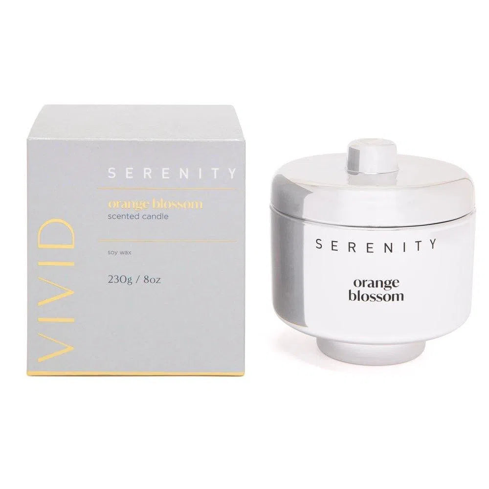 Serenity Vivid 230g Candle in Orange Blossom-Candles2go