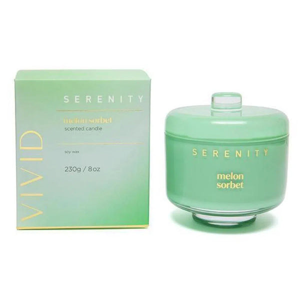 Serenity Vivid Candle in Melon Sorbet-Candles2go