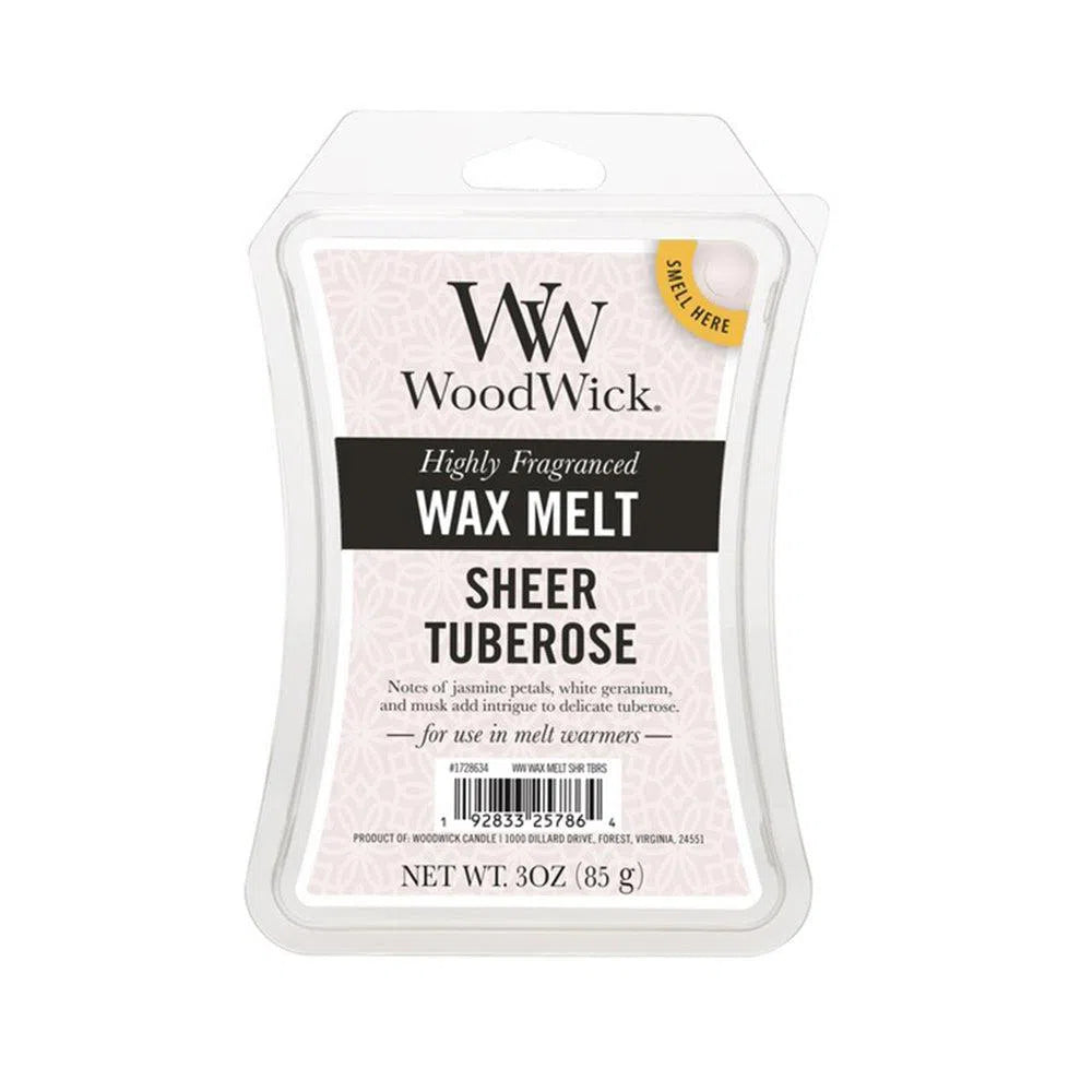 Sheer Tuberose Wax Melts by Woodwick Candle-Candles2go