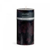 Smokey Woods Round 10 x 20cm Pillar Candle by Elume