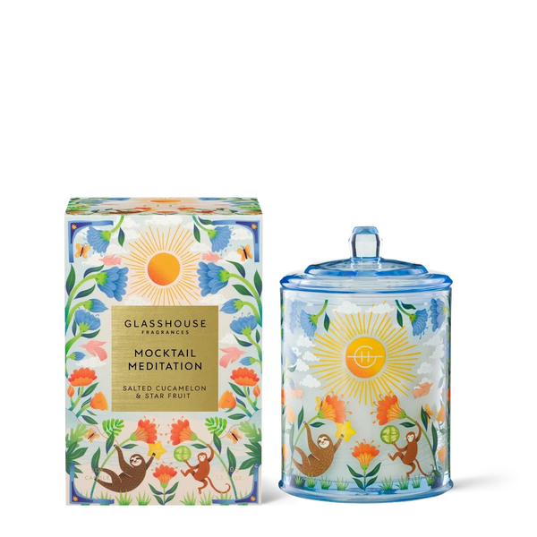 Summer Refresh Limited Edition Mocktail Meditation 380g Candle by Glasshouse Fragrances-Candles2go