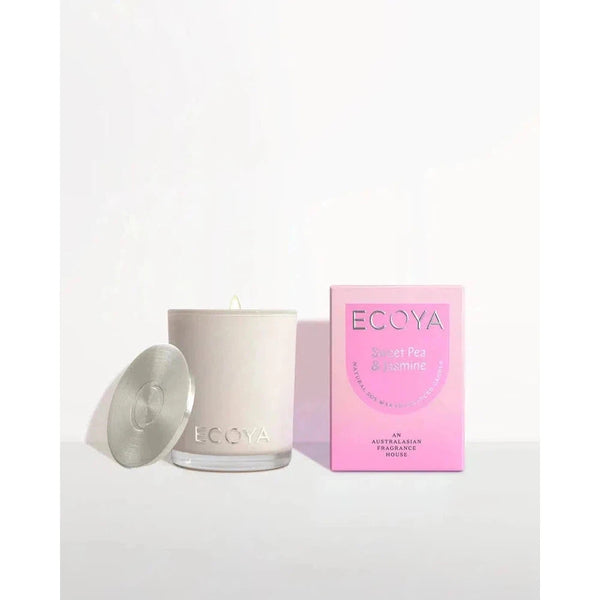 Sweet Pea & Jasmine Mini Candle 80g by Ecoya-Candles2go