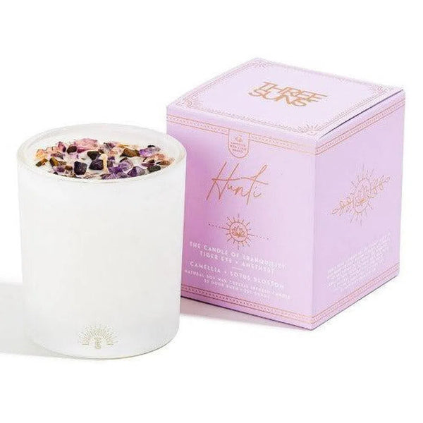 Three Suns Hunti 285g Crystal Candle Camellia & Lotus-Candles2go