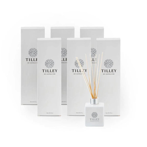 Tilley Austraila Reed Diffusers Peony Rose 150ml Diffuser 6 Pack-Candles2go