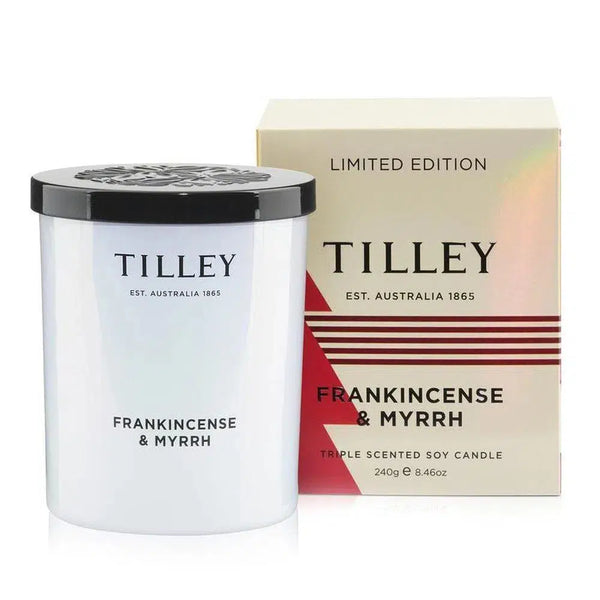 Tilley Australia Soy Candles 240g Frankincense and Myrrh-Candles2go