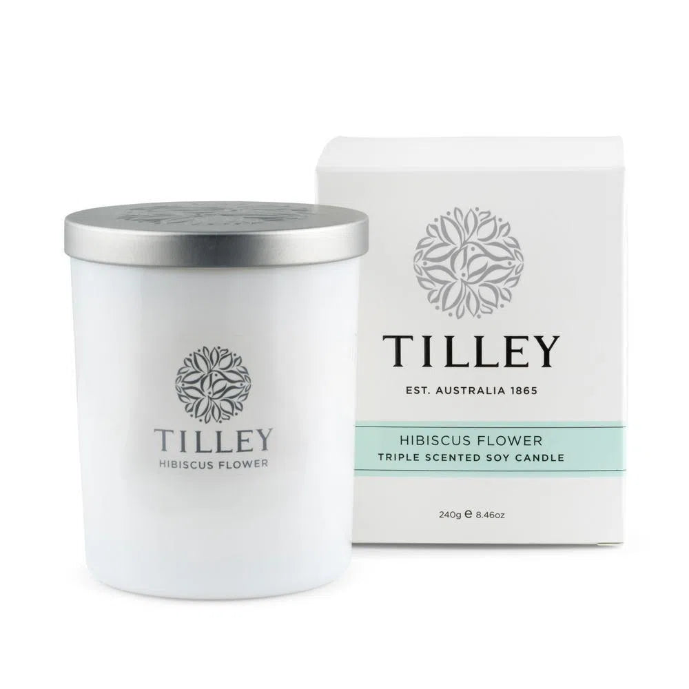 Tilley Australia Soy Candles 240g Hibiscus Flower-Candles2go