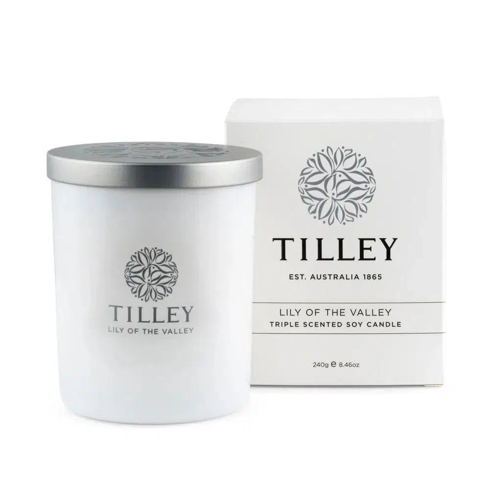 Tilley Australia Soy Candles 240g Lily Of The Valley-Candles2go