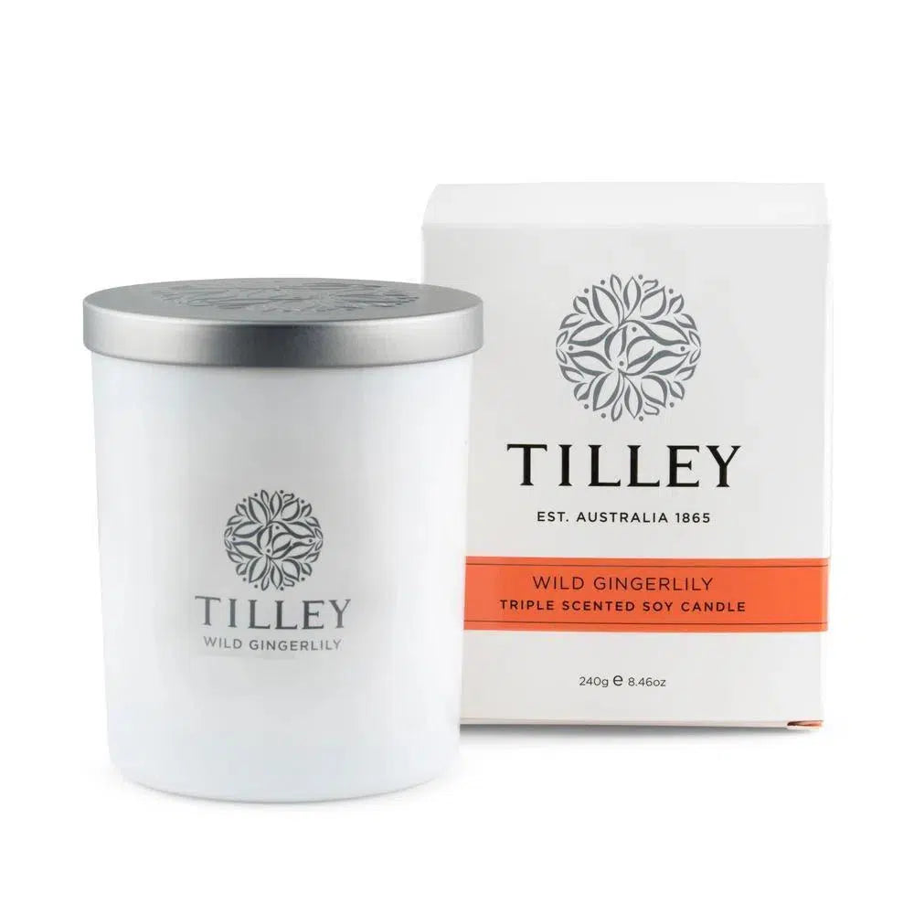 Tilley Australia Soy Candles 240g Wild Gingerlily-Candles2go