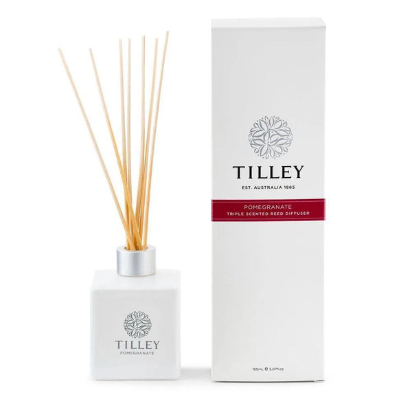 Tilley Reed Diffusers Pomegranate Aromatic Reed Diffuser 150ml-Candles2go