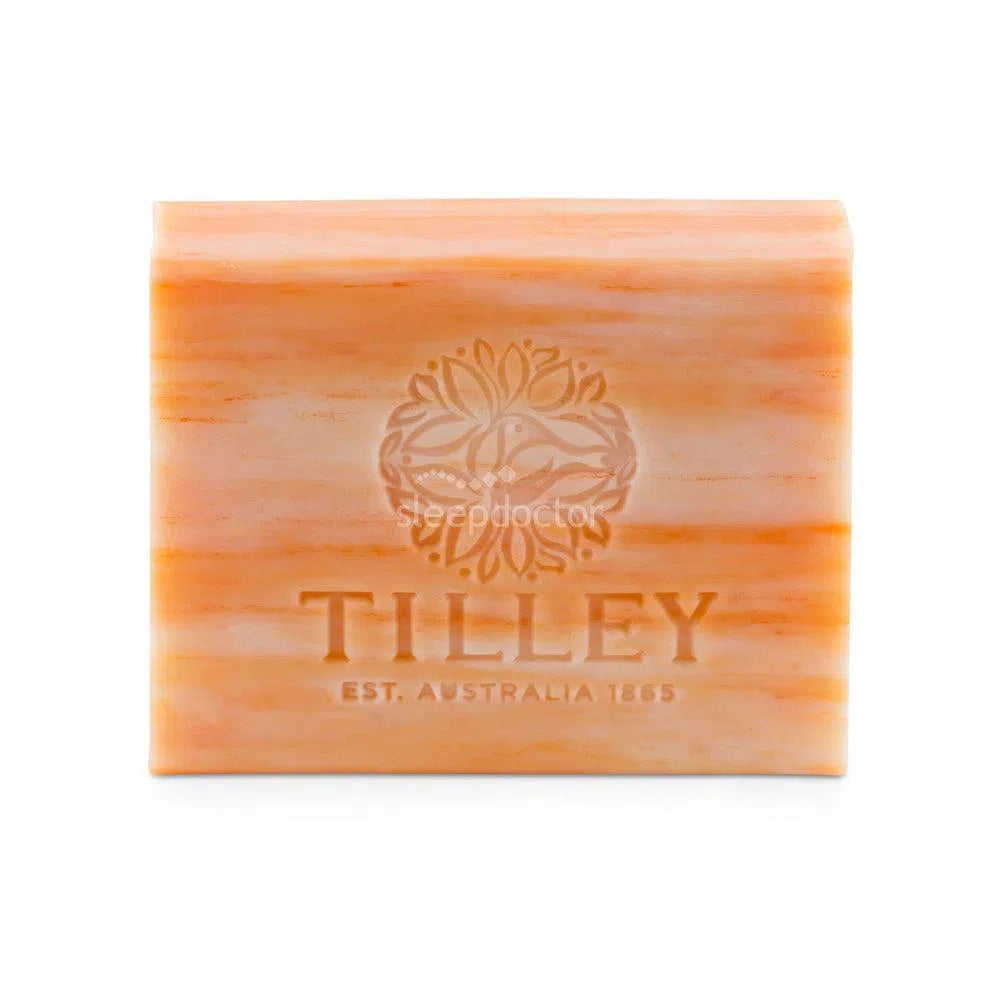Tilley Soaps Australia Orange Blossom Pure Vegetable Soap 100g Bar-Candles2go