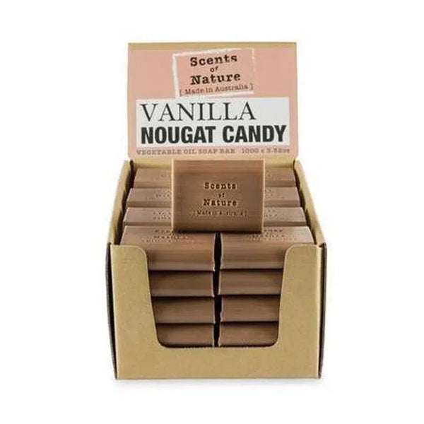 Tilley Soaps Australia Vanilla Nougat Candy Pure Vegetable Soap 100g SoN Bar-Candles2go